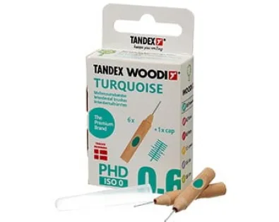 Міжзубні йоржики Tandex Woodi 0.6 Бірюзові