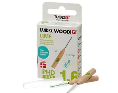 Міжзубні йоржики Tandex Woodi 1.6 Лаймові