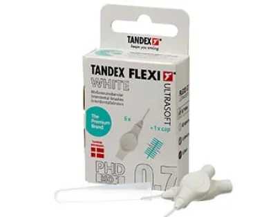 Міжзубні йоржики TANDEX FLEXI  Ultra Soft 0.7 Білі