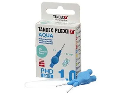 Міжзубні йоржики Tandex Flexi 1.0 Аквамаринові