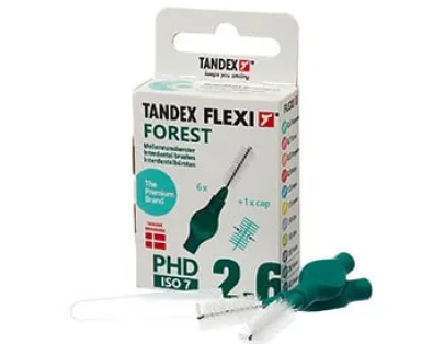 Міжзубні йоржики Tandex Flexi 2.6 Зелені